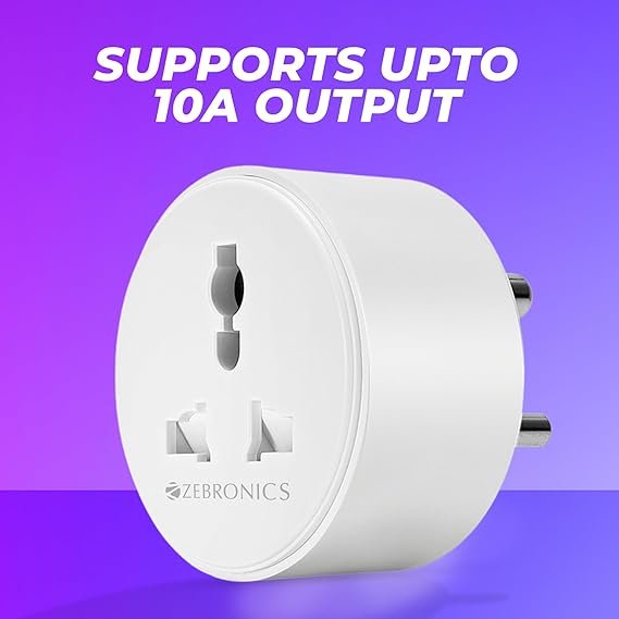 Zebronics Smart Wi-Fi Plug (10A) - Image 5