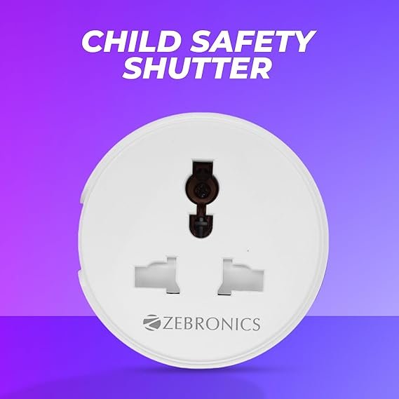 Zebronics Smart Wi-Fi Plug (10A) - Image 2